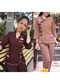 Đồ Lam Đi Chùa # Tàu Xéo Cho Mẹ & Bé # Đồ Bộ Bé # Quần Áo Bé Gái