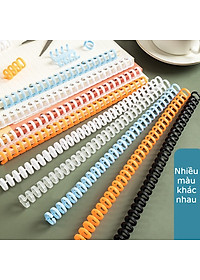 Thanh binder  nhựa cao cấp đường kính 12mm phụ kiện sổ còng planner nhật ký Lalunavn-B104