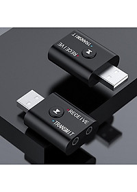 Thiết bị thu phát bluetooth 5.0 không dây hai chiều USB laptop PC ô tô phát nhạc D878 ( hàng nhập khẩu )