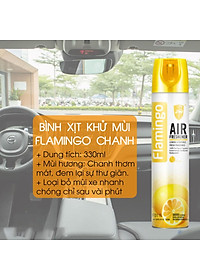  Chính Hãng - Nước Hoa Xịt Khử Mùi Hôi Ô Tô Flamingo F011 330ml
