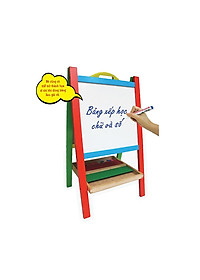 Đồ chơi gỗ Bảng xếp học chữ và số | Winwintoys 60552 | Giúp bé làm quen chữ cái, toàn học cơ bản