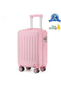 Sea Choice 19 inch Hành lý xách tay Trọng lượng nhẹ Vỏ cứng ABS 4 Bánh xe Spinner Vali có khóa TSA Dây kéo YKK