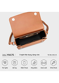 Túi Yuumy ( Thời trang nữ nắp gập khóa nam châm size 21 - Túi đeo chéo da Seasand YN175 )