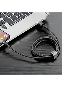 Cáp sạc nhanh truyền dữ liệu tốc độ cao Baseus Cafule Ln cho 6/7/8/X/11/12/13 siêu bền 1.5A dài 2m - Hàng nhập khẩu