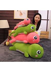 Gấu Bông Khủng Long Mắt Lồi Đuôi Tim Dễ Thương Siêu Cưng (55cm--->160cm) Gối Ôm Khủng Long Đuôi Tim Siêu Mềm Mịn, Êm Ái Hàng Cao Cấp