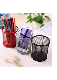 Giỏ đựng bút, hộp đựng bút để bàn, giỏ đựng đồ văn phòng lưới sắt cao cấp