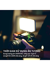 Đèn Led đổi màu Ulanzi VL120 RGB - Đèn hỗ trợ quay phim chụp ảnh tích hợp 20 hiệu ứng ánh sáng ấn tượng - Hàng nhập khẩu