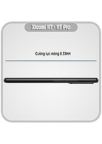 Kính cường lực Nillkin CP+ PRO cho Xiaomi 11T - 11T Pro FULL viền đen - Hàng nhập khẩu