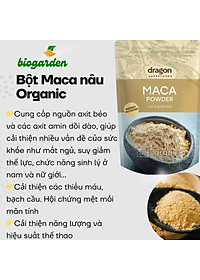 Bột Maca hữu cơ nguyên chất 200g - Dragon Superfoods