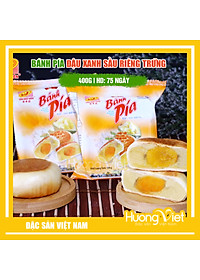 Đặc Sản Sóc Trăng - Bánh Pía Sóc Trăng Đậu Xanh Sầu Riêng Trứng Tân Huê Viên 400G, Bánh Pía Tân Huê Viên 2 Sao 1 Trứng