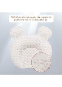 Gối Cao Su Non Cho Em Bé Loại Cao Cấp Chính Hãng Tila-Tila Thương Hiệu Đức Mã TG02 Chống Méo Đầu, Bẹp Đầu, Nghẹo Cổ, Còm Lưng Bé