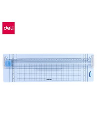 Bàn cắt giấy khổ A4 mini Deli tiện lợi – cắt được giấy 300gsm – có thể điều chỉnh kích thước – an toàn khi sử dụng – 14251