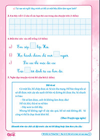 Đề Kiểm Tra Tiếng Việt Lớp 1 - Kết Nối Tri Thức (Tự Chọn Sách)