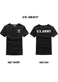 Áo Thun Nam Ngắn Tay Kiểu Lính Không Cổ  US ARMY U229, Chất Liệu Cotton Thoáng Mát, Mềm Mịn, Mát, Bền Màu-HÀNG CHÍNH HÃNG