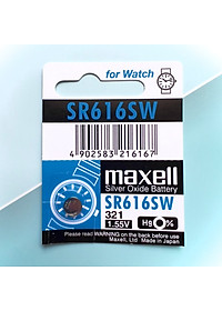 Pin Maxell Nhật Bản SR616SW / 321 (Viên Lẻ) Hàng Chính Hãng Made in Japan