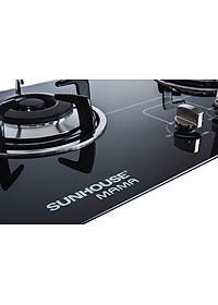 Bếp Gas Âm Đôi Mặt Kính Sunhouse - MMB6632 - Hàng chính hãng