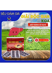 GIẢI ĐỘC GAN KGA - Năng Động - Thanh nhiệt, giải độc, mát gan