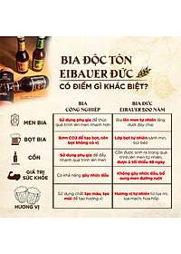 [BIA ĐỨC_SINCE 1810] Combo 2 Thùng Bia Tươi Thầy Tu EIBAUER HEFEWEIZEN HELL 5.2 ĐỘ - Bia Tươi Men Sống Thượng Hạng - Nhập Khẩu Chính Hãng