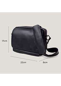 Túi đeo chéo nam Jupiter Bụi Leather DC110 - Da bò thật cao cấp - Bảo hành 12 tháng