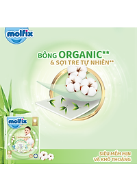 Tã/bỉm dán Molfix Thiên nhiên Jumbo L (9kg - 13kg) - Gói 40+6 miếng