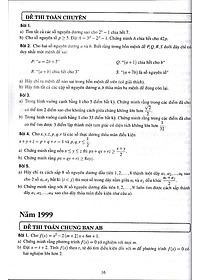 30 năm đề thi tuyển sinh vào lớp 10 môn Toán trường Phổ Thông Năng Khiếu (1996 - 2025)
