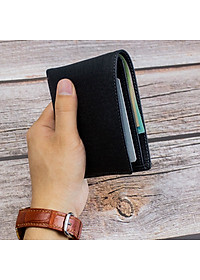 Ví nam, bóp nam da bò Saffiano Bụi Leather V126 - Bảo hành 12 tháng