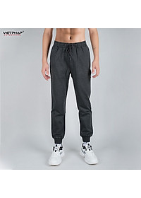 Quần Jogger Thun Cao Cấp VIỆT PHÁP/ Chất liệu cotton co dãn thoải mái sang trọng cạp chun bo 9745