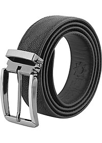 Thắt Lưng Nam Da Cá Đuối Đầu Kim Huy Hoàng HT4503 - Đen