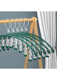 Combo Móc phơi quần áo inox 304 sáng bóng đẹp dài 42cm