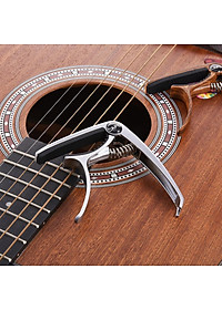 3in1 Alloy Universal Guitar Capo with 5 Picks and Leather Pick Holder for Acoustic Guitars Electric Guitar Ukuleles Mandolins Bass Guitars