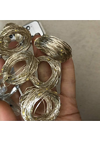 Dây Đèn LED Trang Trí Rèm Cửa 300 Bóng 10 sợi 3x3 Mét Kèm Remote