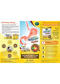 Sữa bột Nutricare Gastro dinh dưỡng y học cho người viêm dạ dày, rối loạn tiêu hóa (900g)
