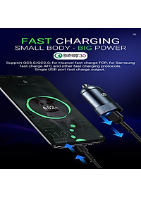 Tẩu sạc nhanh đa năng nhãn hiệu Hoco Z32 Quick Charge 3.0 - Hàng nhập khẩu