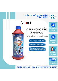 Gel thông tắc sinh học AIKOMI vệ sinh bảo vệ đường ống, làm sạch, chậu rửa bát, nhà vệ sinh, cống