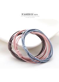 Combo 10 dây buộc tóc Hàn Quốc màu basic