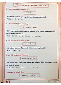 Bộ ÔN HÈ Lớp 4 (Toán + Tiếng Việt) - Dành cho học sinh lớp 4 lên lớp 5 - Theo chương trình SGK mới nhất