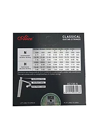 Dây Đàn Guitar Classic Alice AC136-N Nylon Core Silver Plated Copper Normal Tension Cho Guitar Cổ Điển