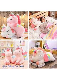 Gối ôm cho bé hình ngựa kỳ lân một sừng cao cấp