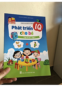 Bộ 8 Cuốn Phát Triển IQ Cho Bé Dành Cho Bé 5-6 Tuổi Bé tập so sánh