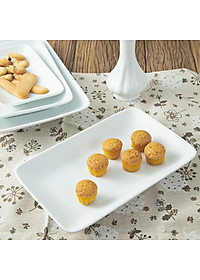 Khăn ăn Long Phương - Đĩa sứ đựng khăn ăn trong nhà hàng khách sạn