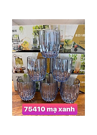 BỘ 6 CỐC THỦY TINH UỐNG NƯỚC MẠ XANH CHỊU NHIỆT CAO CẤP