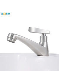 Vòi chậu rửa mặt lavabo dòng lạnh inox 304 Hobby home decor LBL6