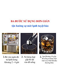 [CHÍNH HÃNG] Đá vĩnh cửu Proki inox 304 không tan hộp 8 viên chất liệu đạt chuẩn kiểm định an toàn, đá không tan, đá vĩnh cửu, đá lạnh inox vĩnh cửu, đá kim loại cao cấp 8 viên, đá lạnh tự nhiên vĩnh cửu an toàn sức khỏe