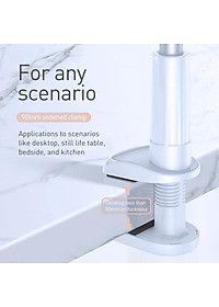 Bộ đế giữ điện thoại dạng kẹp, khung kim loại Baseus Unlimited Holder LV675 (SULR)- Hàng chính hãng.