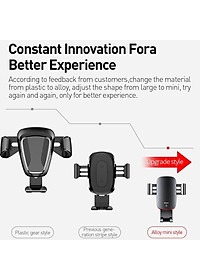 Giá Đỡ Điện Thoại Baseus Gắn Lỗ Điều Hòa Xe Hơi - Hàng Chính Hãng