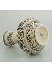 Bình hoa cúc quân tử gốm Chu Đậu (S3)