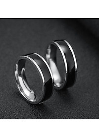 Nhẫn nam đen trắng