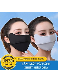 KHẨU TRANG chống tia UV, KHẨU TRANG chống nắng UPF 50+, Unisex nam nữ đều thích hợp