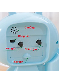 Đồng hồ báo thức, kiểu đồng hồ để bàn báo thức chuông kêu to, pin lâu, phù hợp với phòng ngủ, phòng làm việc