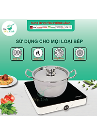 Bộ Nồi Inox 3 Đáy Nắp Inox Fivestar Tặng 2 Muỗng Canh